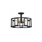 Plafonnier semi encastré Nuvo Lighting 60-6413 Payne 4-lumières 240w bronze de minuit