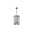 Suspendus à tige Nuvo Lighting 60-6415 Payne 4-lumières 240w bronze de minuit