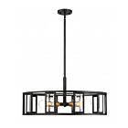 Suspendus à tige Nuvo Lighting 60-6416 Payne 5-lumières 300w bronze de minuit