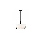 Suspendus à tige Nuvo Lighting 60-6543 Frankie 3-lumières 300w bronze vieilli