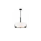 Suspendus à tige Nuvo Lighting 60-6544 Frankie 4-lumières 400w bronze vieilli