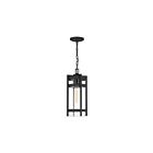 Lanterne suspendue extérieure Nuvo Lighting tofino 60-6574 1-lumière 60W noir texturé