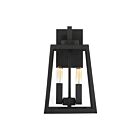 Lanterne moyenne extérieure Nuvo Lighting halifax 60-6582 2-lumières 120W noir mat