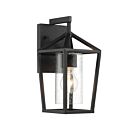 Petite lanterne extérieure Nuvo Lighting hopewell 60-6591 1-lumière 60W noir mat