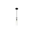 Suspendu Mini Tige Nuvo Lighting 60-6876 Spyglass 1-Lumière 60W Noir