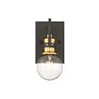 Vanité Nuvo Lighting intention 60-6971 60W laiton chaud et noir