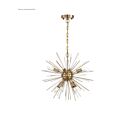 Chandelier sur chaîne Nuvo Lighting cirrus 60-6994 8-lumières 480W laiton vintage