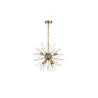 Chandelier sur chaîne Nuvo Lighting cirrus 60-6994 8-lumières 480W laiton vintage