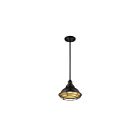 Petit suspendu à Tige Nuvo Lighting 60-7013 Newbridge 1-Lumière 60W Bronze foncé
