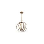 Suspendu à chaîne Nuvo Lighting 60-7057 Pendleton 3-Lumières 180W Laiton bruni
