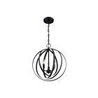 Suspendu à chaîne Nuvo Lighting 60-7067 Pendleton 3-Lumières 180W Noir mat
