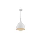 Suspend à cordon Nuvo Lighting 60-7097 Bellcap 1-Lumière 100W Blanc mat