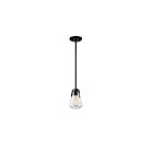 Suspendu Mini Tige Nuvo Lighting 60-7106 Skybridge 1-Lumière 60W Noir mat
