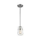 Suspendu Mini Tige Nuvo Lighting 60-7116 Skybridge 1-Lumière 60W Nickel brossé
