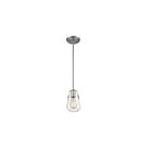 Suspendu Mini Tige Nuvo Lighting 60-7116 Skybridge 1-Lumière 60W Nickel brossé