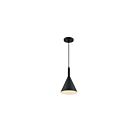 Petit suspend à cordon Nuvo Lighting 60-7127 Lightcap 1-Lumière 60W Noir mat
