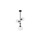 Suspendus à tige Nuvo Lighting 60-7134 Sky 3-Lumières 180W Noir mat