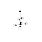 Suspendus à tige Nuvo Lighting 60-7135 Sky 6-Lumières 360W Noir mat