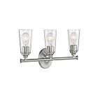 Vanité Nuvo Lighting 60-7183 Bransel 3-Lumières 180W Nickel brossé