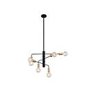Chandelier sur tige Nuvo Lighting 60-7344 Ryder 6-Lumières 360W Noir