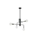Chandelier sur tige Nuvo Lighting 60-7354 Ryder 6-Lumières 360W Noir