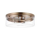 Grand plafonnier Nuvo Lighting Intersection 60-7538 180W 3 lumières laiton bruni