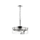 Suspendu Nuvo Lighting Intersection 60-7630 180W 3 lumières nickel poli