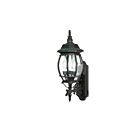 Applique Murale Extérieur Nuvo 60-890 3-Lumières Central Park Noir Texturé