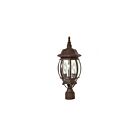 Lampe sur poteau extrieur Nuvo Lighting 60-898 3-Lumières Série Central Park Textured Black