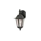 Applique Murale Extérieur Nuvo 60-990 1-Lumière Cornerstone Noir Texturé