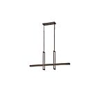 Luminaire Suspendu Nuvo Lighting 62-116 3-Lumières Série Frame Bronze Noisette