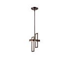 Luminaire Suspendu Nuvo Lighting 62-126 1-Lumière Série Frame Bronze Noisette
