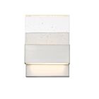 Applique murale LED petite Nuvo Lighting ellusion 62-1501 1-lumière 15W nickel poli