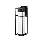 Lanterne murale LED grand format Nuvo Lighting Ledges 62-1613 10W noir mat