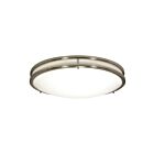 Plafonnier LED, température CCT au choix Nuvo Lighting 62-1635 18W nickel brossé