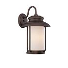 Applique Murale Extérieur Nuvo62-632 LED 1-Lumière Bethany Bronze Acajou