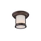 Plafonnier Extérieur Nuvo Lighting 62-633 1-Lumière Série Bethany Bois d'Acajou