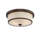 Plafonnier Extérieur Nuvo Lighting 62-643 2-Lumières Série Diego Bois d'Acajou