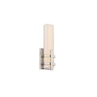 Vanité Nuvo 1-Lumière 62-871 Série Grill LED Nickel Poli
