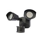 Lampe de sécurité à DEL à deux têtes Nuvo Lighting 65-213 20W bronze