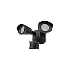 Lampe de sécurité à DEL à deux têtes Nuvo Lighting 65-219 20W bronze