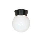 Plafonnier Nuvo Lighting SF77-157 1-Lumière 60W Noir