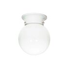 Plafonnier en boule Nuvo Lighting SF77-947 1-Lumière 60W Blanc