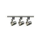 Ensemble éclairage sur rail ajustable Nuvo Lighting TK427 36w Nickel brossé