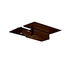 Connecteur Jonction Alimenté Nuvo Lighting TP204 Brun Éclairage sur Rail