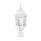 Lampe sur poteau extrieur Nuvo Lighting 60-4927 1-Lumière Série Banyon Blanc