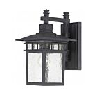 Lanterne murale extrieur Nuvo Lighting 60-4959 1-Lumière Série Cove Neck Textured Black