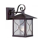 Lanterne murale extrieur Nuvo Lighting 60-5612 1-Lumière Série Vega Bronze Classique