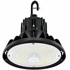 Nexleds NX-UHBS8-240-200-150W-H-MV-TCP-Y Noir DEL UFO Rond Highbay Wattage et CCT sélectionnables