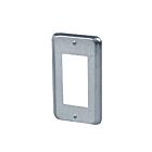 Plaque de couverture pour boîte utilitaire en métal GFCI Ortech 11C10